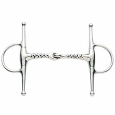 Korsteel Corkscrew Mouth Full Cheek Snaffle Bit