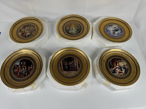 Vatican Museum Plates The Franklin Mint Limited Edition Set Of 6 Rare