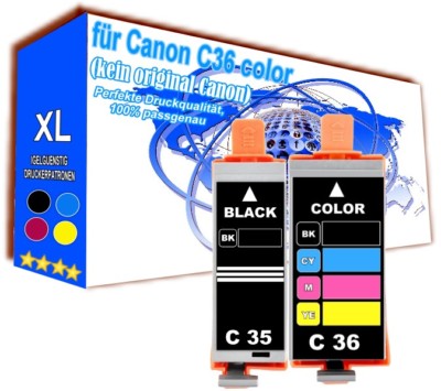 2 Tintenpatronen kompatibel für Canon Pixma iP100 V 