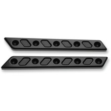 Joker Machine Saddlebag Hinge Inserts - Techno (Black) Pair | 04-505-1