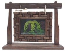 Rustic reclaimed teak photo frame 7x5 farmhouse drfitwood picture frame