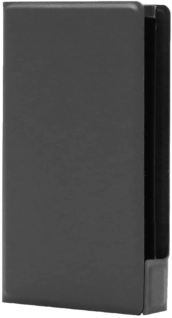 Черные кожаные чехлы-бумажники для аудиоплеера