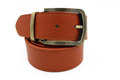 Marco Valentino Orange Genuine Leather Men display picture 1