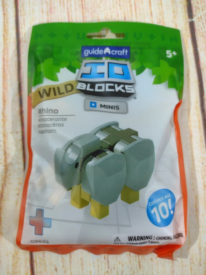 Complete Collection Wild IO Blocks Minis.  Seahorse, Toucan, Walrus, Rhino,... - Image 3 of 4