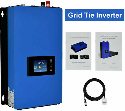 3000W Grid Tie Inverter with Power Limiter MPPT Stackable DC45-90V to AC190-260V