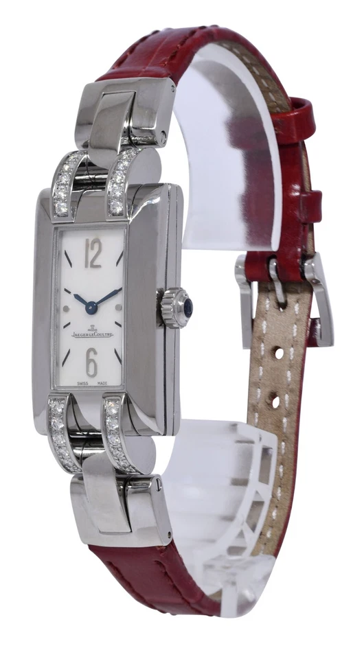 Reloj de cuarzo Jaeger LeCoultre Ideal acero mop diamante damas Q4608421 460.8.08 Foto 3 de 4