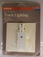 Edison Track Lighting Live End Connector & Cover