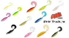 Arkie Curl Tail Minnow Swim Bait~1.5 in~12 colors~1 Pk=100 Pieces-FREE Shipping