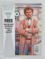 Doctor Who Magazine #188 July 1992 Marvel Comics With Postcards