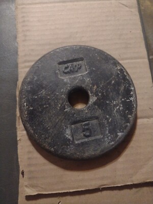 CAP Barbell Cast Iron Standard 1-Inch Weight Plate Pound Plate