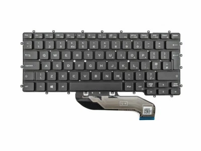 Genuine Original Dell Latitude 7400 2-in-1 UK Keyboard BACKLIT " £ " key 2H0PF