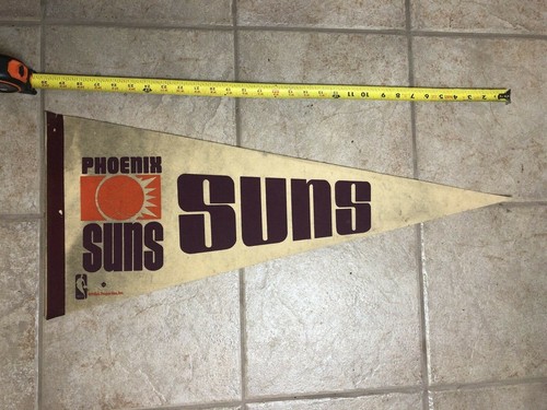 Vintage Phoenix Suns Logo NBA Filz Wimpel 70er Jahre 30" - Bild 1 von 9