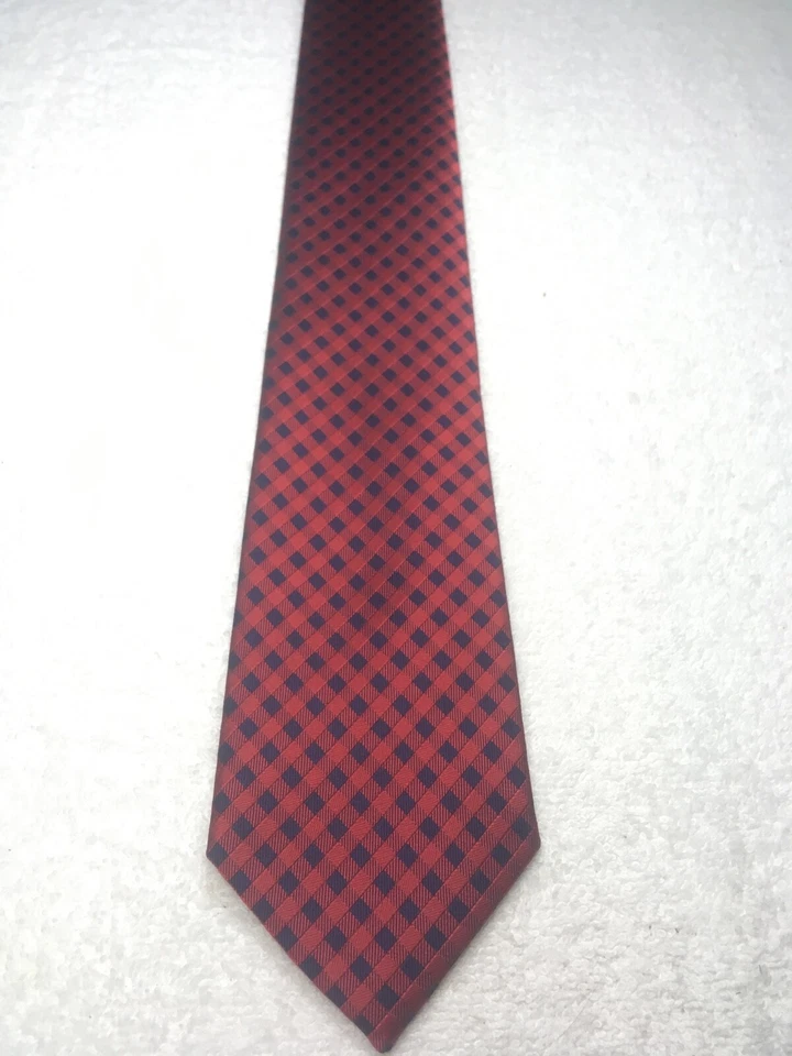 CORBATA IZOD HOMBRE ROJA CON AZUL 3,25 X 60 Foto 2 de 4