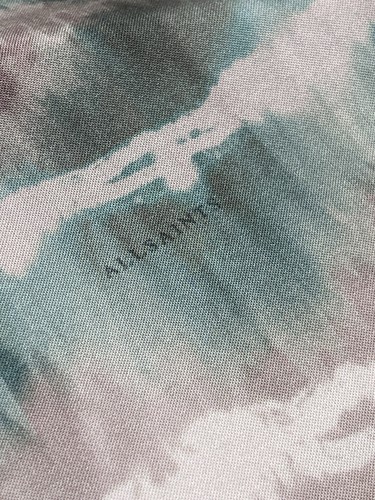 AllSaints Jarita Marea gerafftes Batik T-Shirt Kleid Gr UK 10 US 6 ruhig Luxus - Bild 8 von 12