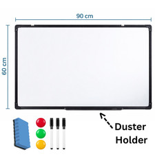 MAGNETIC WHITEBOARD SMALL LARGE WHITE BOARD DRY WIPE NOTICE OFFICE SCHOOL HOME