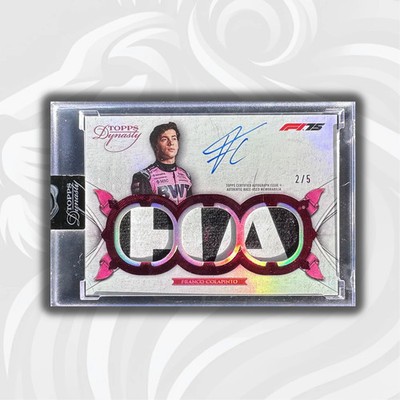 /5 Franco Colapinto #SDTRA-FCO - Triple Relic Auto - 2025 Topps Dynasty F1