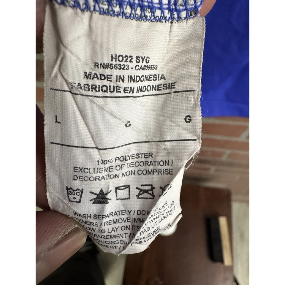 Camiseta de fútbol para hombre Nike Dri-Fit Brasil, talla L, azul Foto 4 de 4