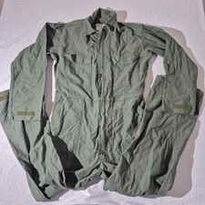 Military Army utility coveralls M Med Olive Green mechanic jumpsuit