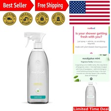 Eco-Friendly Method Shower Cleaner with Eucalyptus Mint - 28oz Non-Toxic Spray 0.20 per fl oz