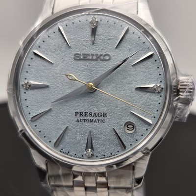 Seiko Presage SRPL63J1 Diamonds Mint Dial Frozen Mojito Cocktail Automatic Watch