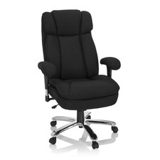 Drehstuhl Bürostuhl Schwerlaststuhl Chefsessel bis 180 kg BUILDER XXL I Stoff