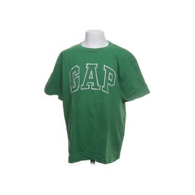 Gap, T-shirt, Größe: 128, Unsure} {, Grün/Weiß, Baumwolle, Print #3FP