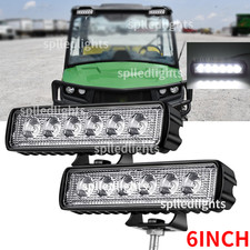 Fit for John Deere Gators 835M, 835R, 865M, 865R 12V 6'' LED flood work lights