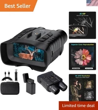 Seemor-200 Night Vision Goggles - Full Color, Rechargeable & Portable Design