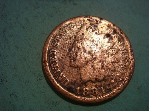 1884 Indian Head Penny IHP album filler  - actual coin in photo