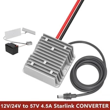 Step Up DC DC Converter 12V 24V 10-36V to 57V 4.5A Adapter with Plug for Router