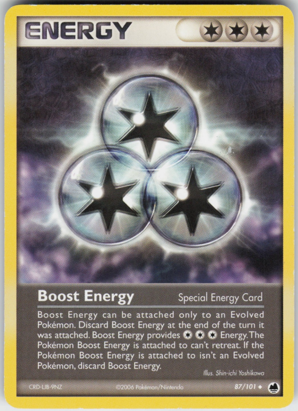 Pokemon TCG Boost Energy 87/101 Dragon Frontiers Uncommon card Normal