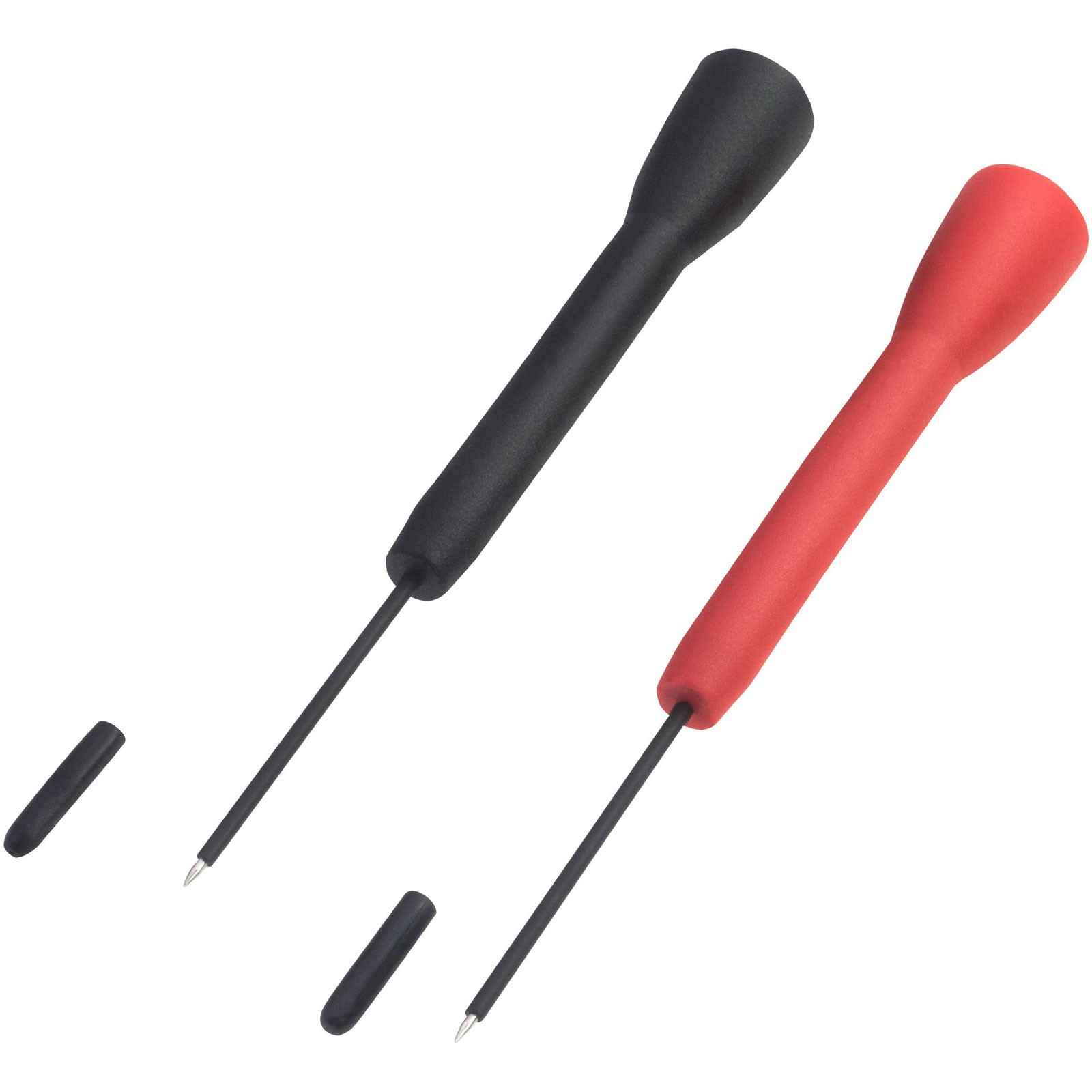 VOLTCRAFT Safety test probe set 2 mm socket Black Red Set