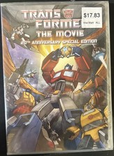 Transformers: The Movie DVD, 20th Anniversary Edition BRAND NEW SEALED