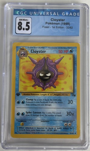 Cloyster (1st Edition) graded CGC 8 for sale on eBay