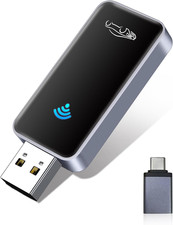 SANKESU 2025 Mini Wireless CarPlay Adapter