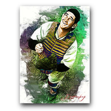 Mickey Cochrane #14 Art Card Limited 18/50 Edward Vela Signed (Detroit Tigers)