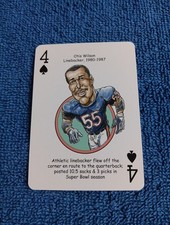 Otis Wilson Card Chicago Bears Hero Decks Playing Card Football Card NFL