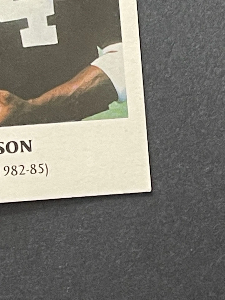 1987 Bo Jackson Auburn Tigers Tiger Great Football Rookie Card McDag Rare - Image 2 of 4