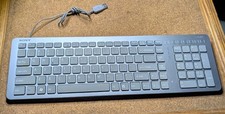 Sony Vaio Keyboard Model VGP-UKB3US Silver USB Keyboard Desktop Pre-owned