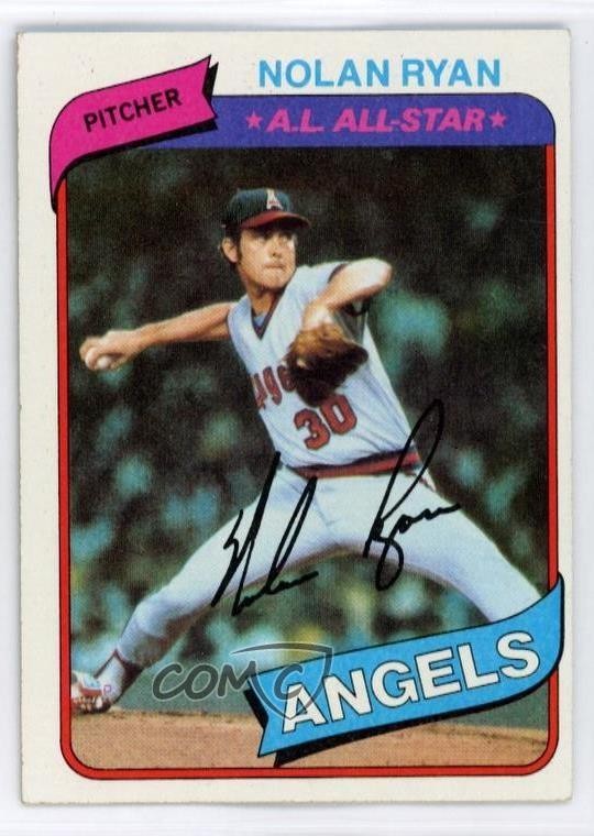 1980 Topps Nolan Ryan #580 HOF 0t2