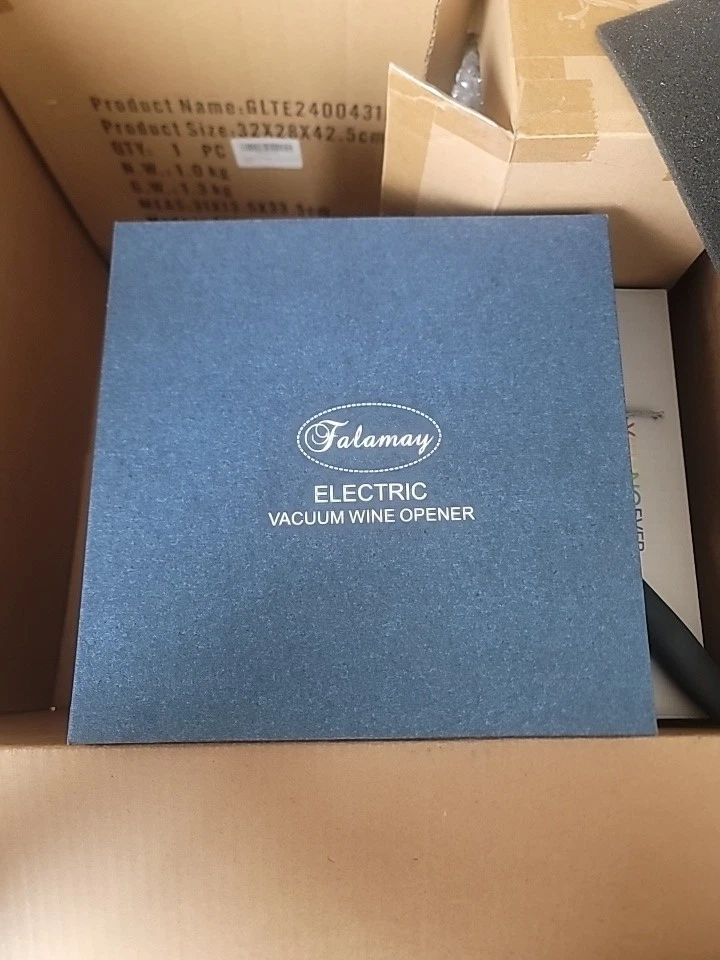 FALAMAY - Enganchedor de vino al vacío automático SIN abrir botella, aún así mantenga el W Foto 2 de 4