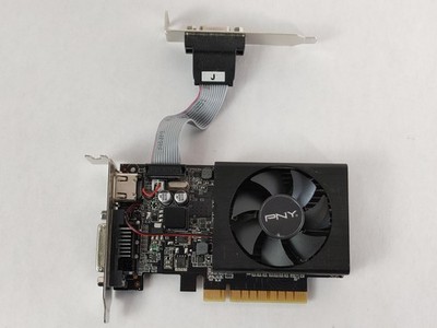 PNY NVIDIA GeForce GT 710 2 GB DDR3 PCI Express 2.0 x8 Low Profile Video Card