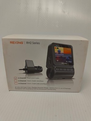 NEW Rexing RH2 Series 4K Ultra HD Dash Cam 4K/1080p Wifi Built-In Dual Band Wifi