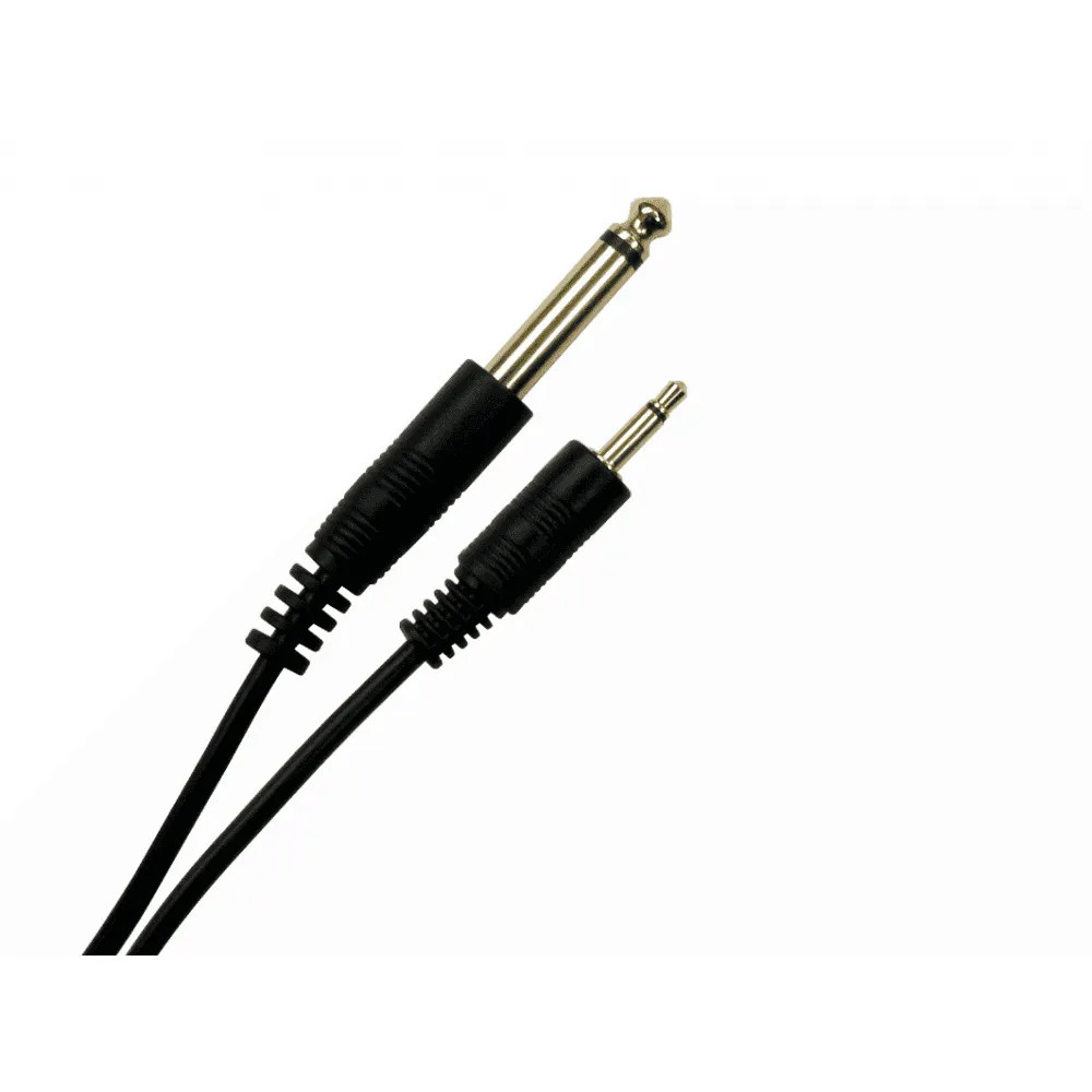 Cables Direct 5m 6.35mm Jack to 3.5mm Jack Mono Cable