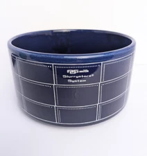 Vintage AO Smith Slurrystore System Popcorn Bowl Cobalt Blue