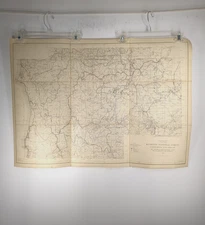 1925 Klamath National Agriculture Forest Map CA OR Mt Diablo Humboldt Willamette