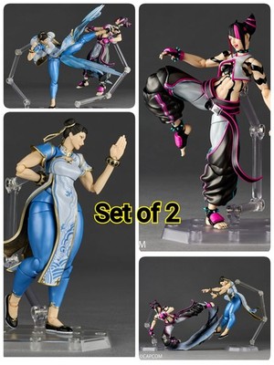 Revoltech Amazing Yamaguchi Juri & Chun-Li Street Fighter 6