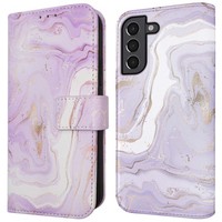 Imoshion Design KlapphüLle Samsung Galaxy S21 - Purple Marble