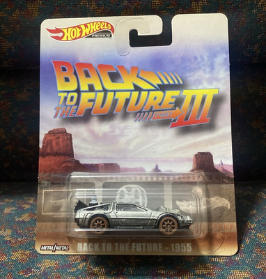 Hot Wheels Retro Premium Back to The Future III Delorean 1955
