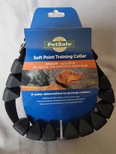 NEW PetSafe Soft Point Training Dog Collar Black MEDIUM Up To 55LBS 14 - 16.5 in
